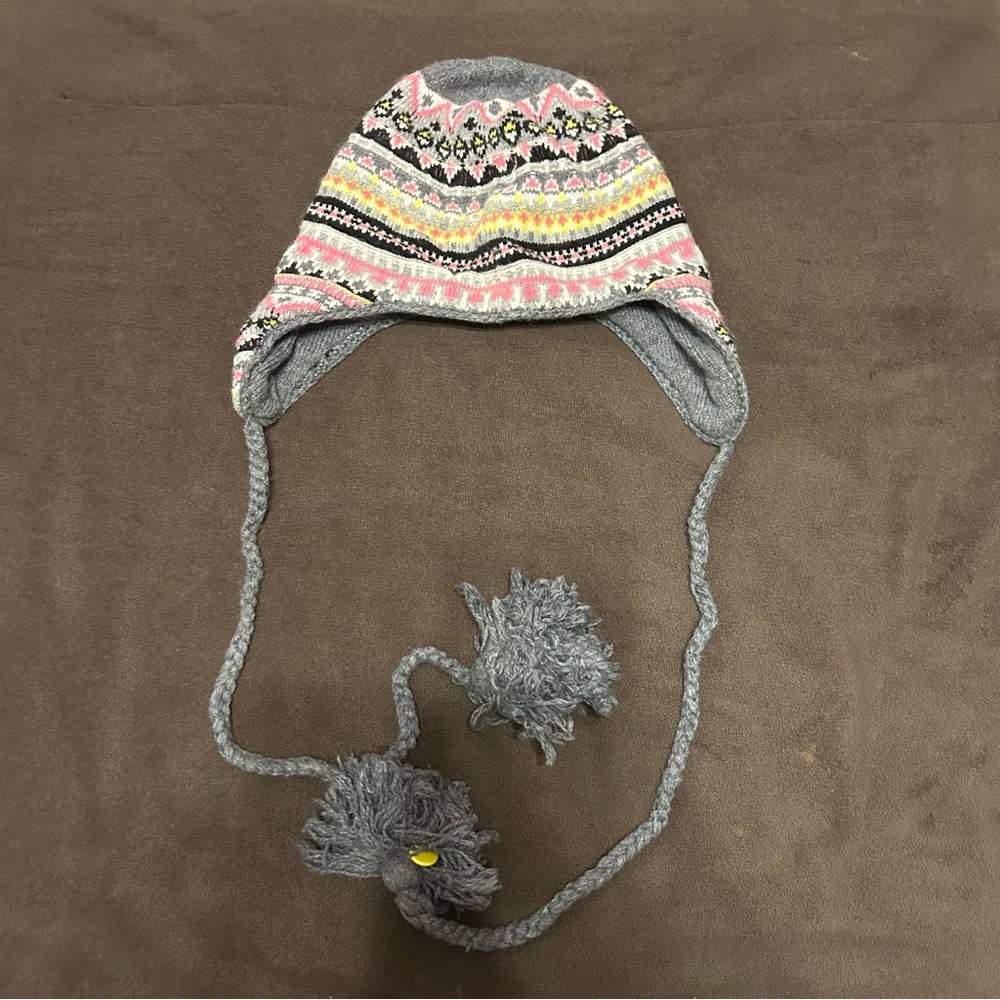 Juicy Couture Knit Hat with Pom Poms